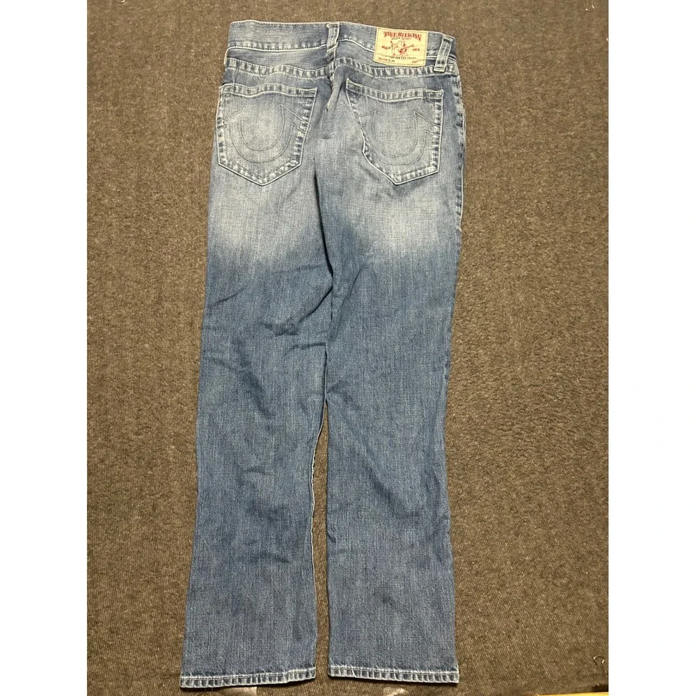 True religion jeans medium wash fit 32X31 straight cotton casual